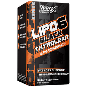Lipo 6 Black Thyrolean Ultra Concentrate | Thyroid Metabolic Formula - 60 capsules - Nutra Best Europe