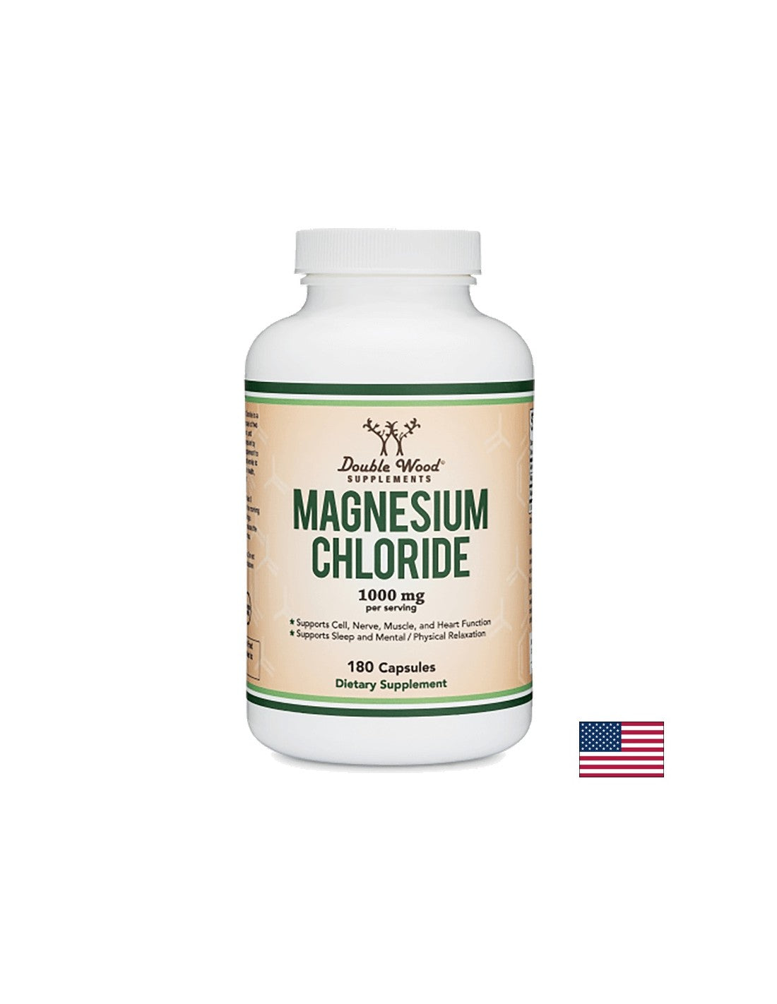 Magnezijev klorid/ Magnesium (chloride), 180 kapsul <tc>Double Wood</tc>