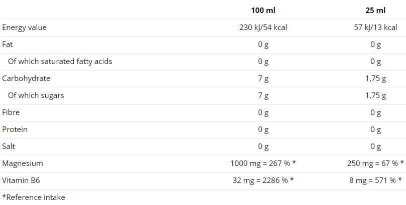 Magneslife tekočina - 10 x 25 ml