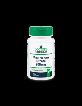 Magnesium (citrate), 200 mg - Magnesium Citrate, 60 tablets Doctor's Formulas - Nutra Best Europe