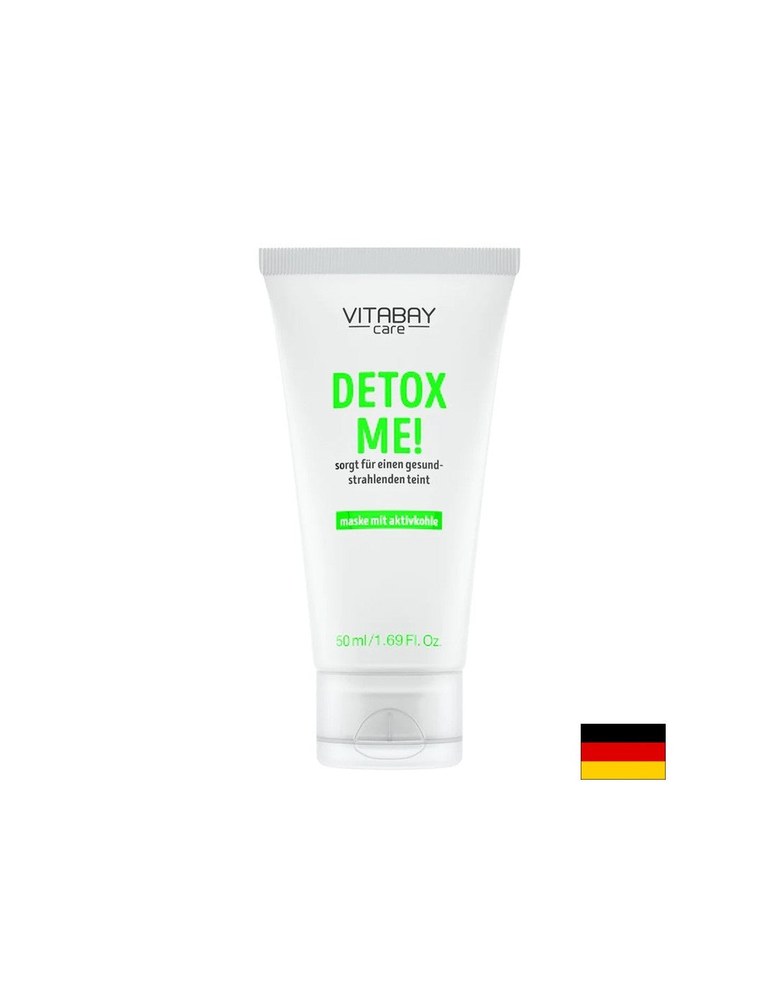 Maska za obraz z aktiviranim ogljem Detox me, 50 ml