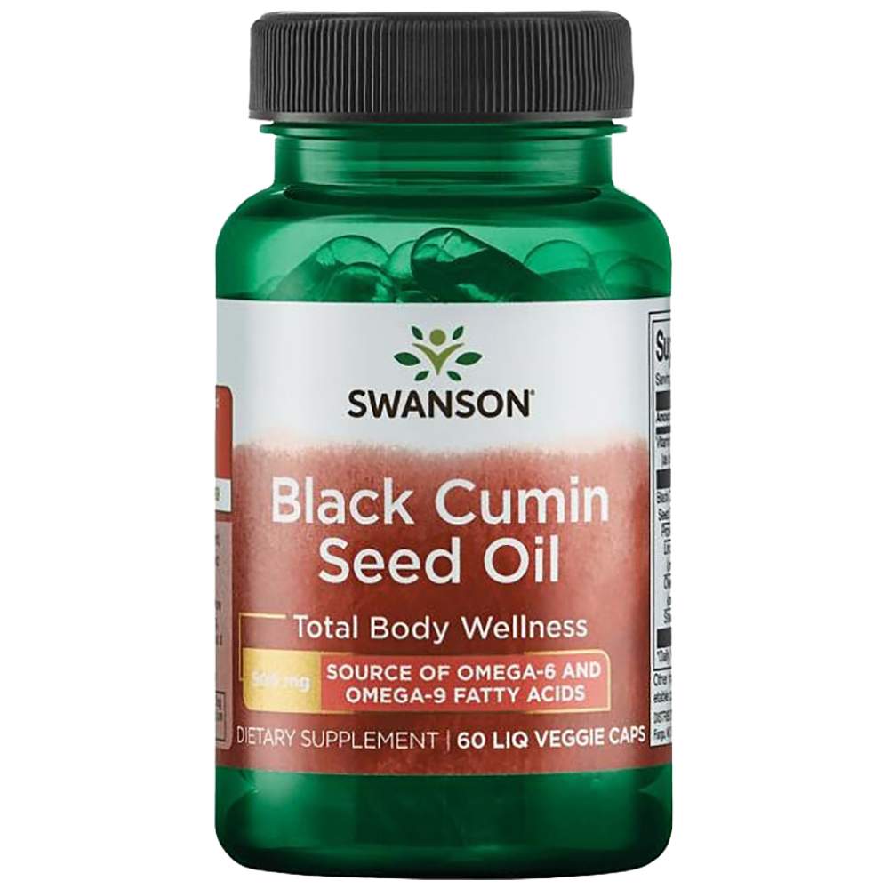 Olje črnega kuminega semena 500 mg - 60 gel kapsul