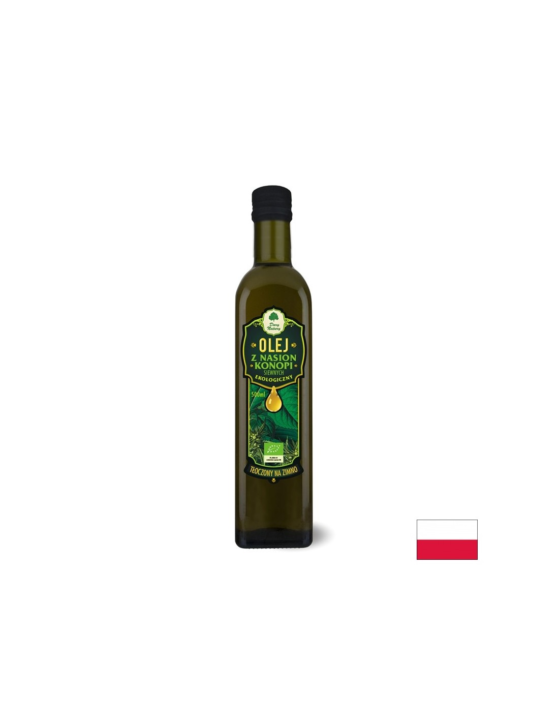 Organsko olje semen konoplje, 500 ml