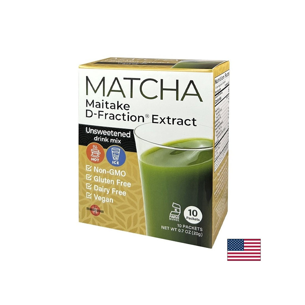 Matcha z Maitake Extract D-Fraction®, 10 vrečk