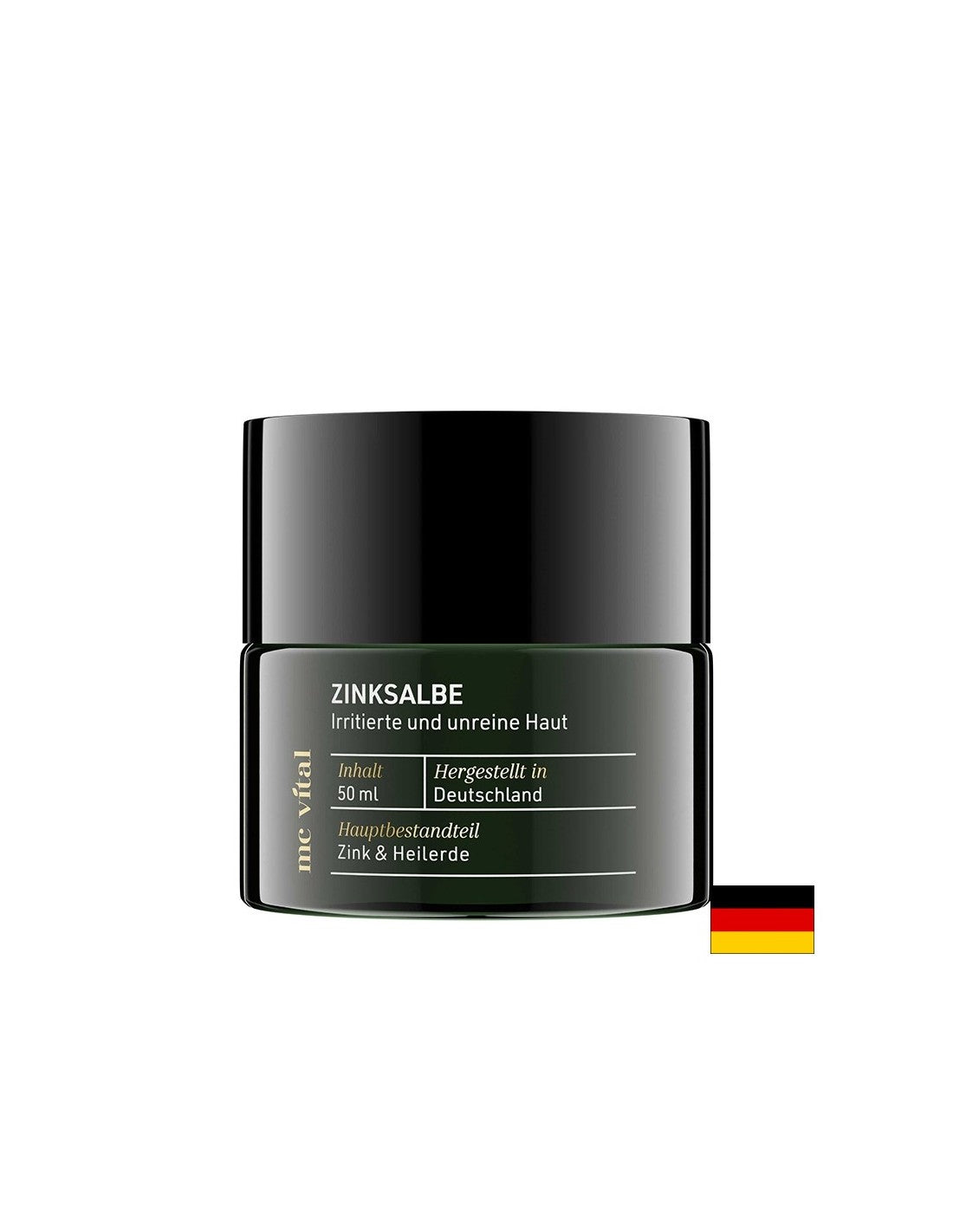 McVital® Zinksalbe - Cinkovo ​​mazilo z oljem čajevca in zdravilno glino, 50 ml <tc>Vitabay</tc>