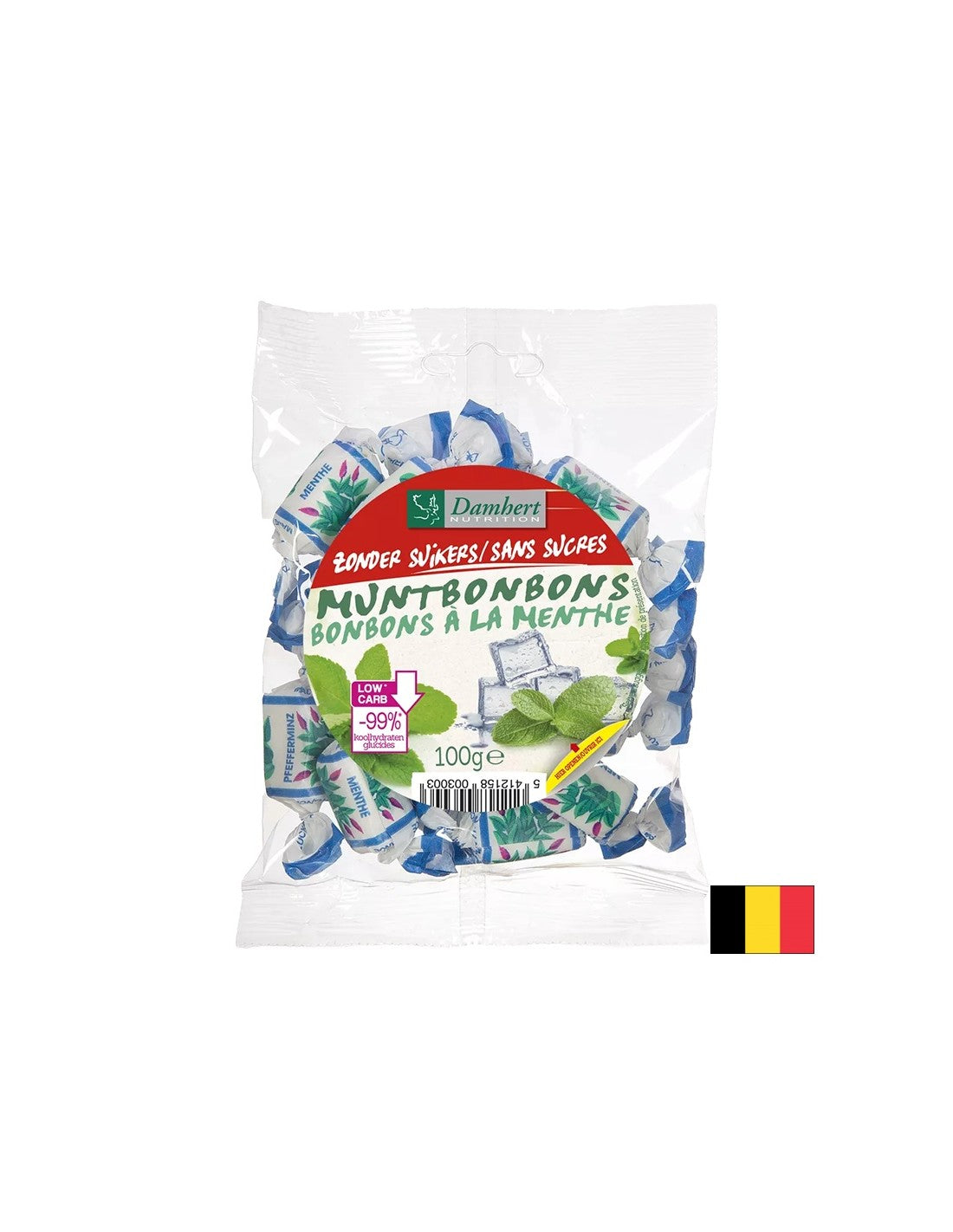 Metini bomboni (brez sladkorja), 100 g