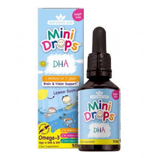 Omega 3 kapljice za otroke (otroke Omega-3 mini kapljice) 50ml Natursaid