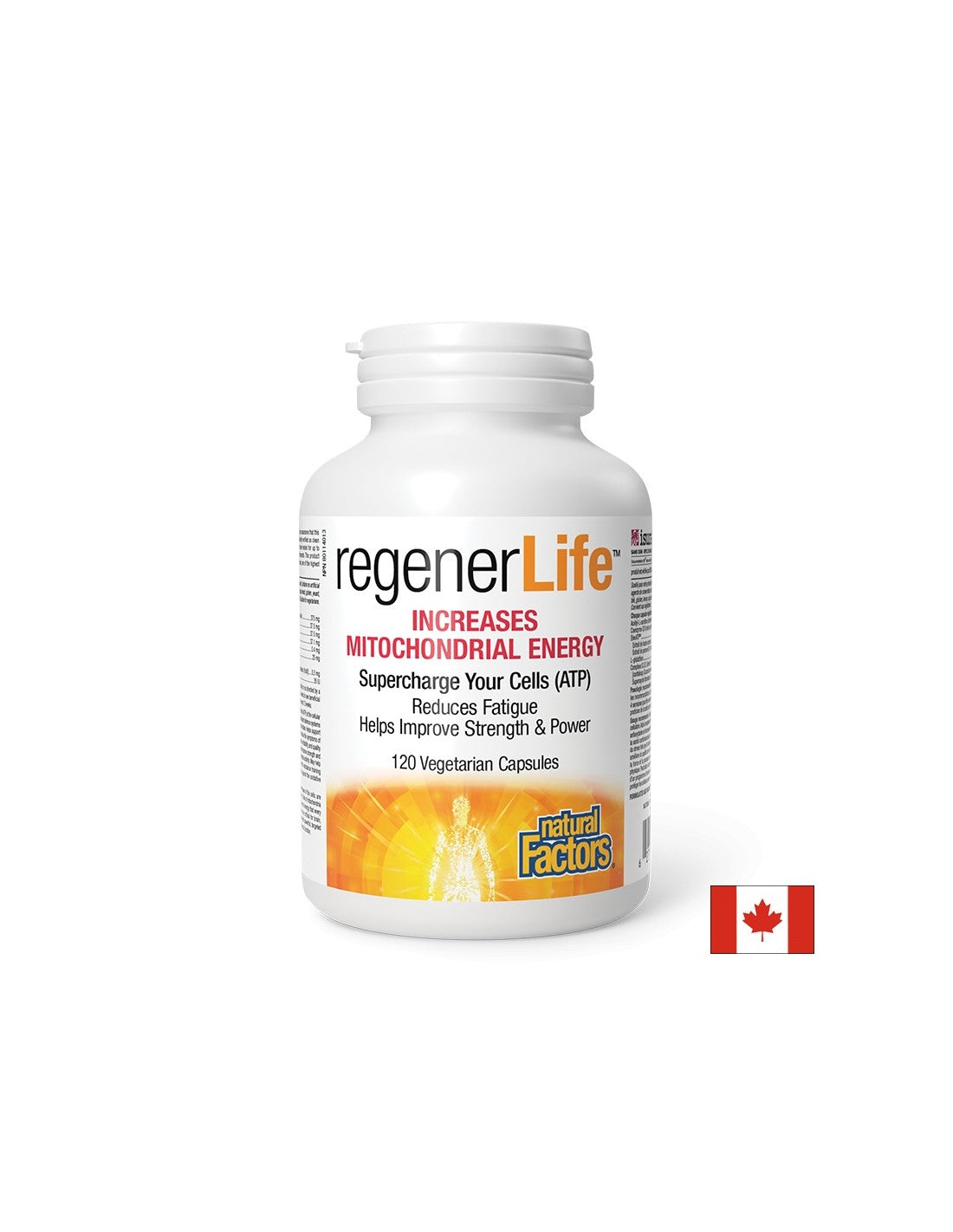 Regener Life ™ poveča mitohondrijsko energijo - 120 kapsul