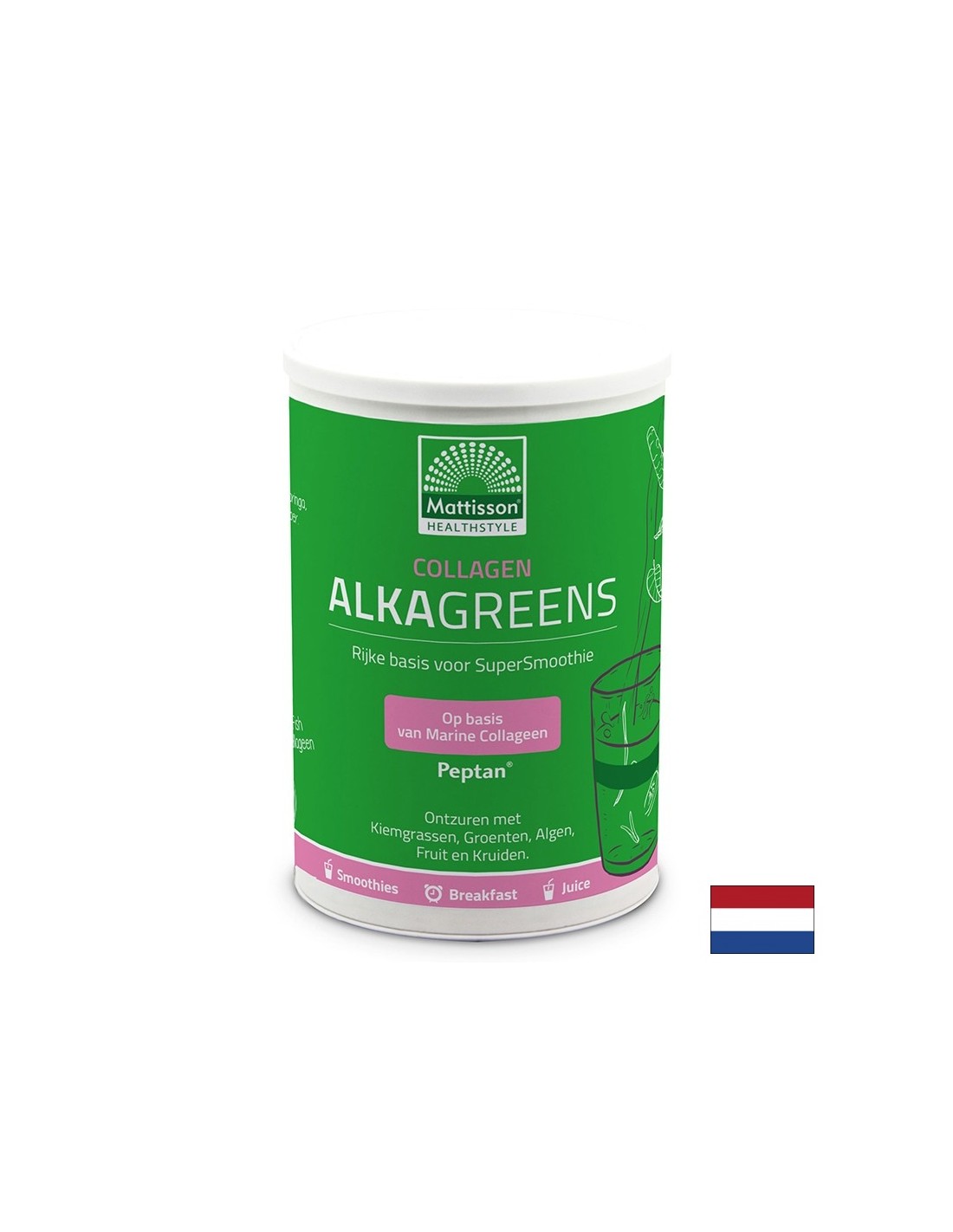 Mlada koža - Zdravi sklepi - morsko kolagensko alkansko zelenico, 300 g