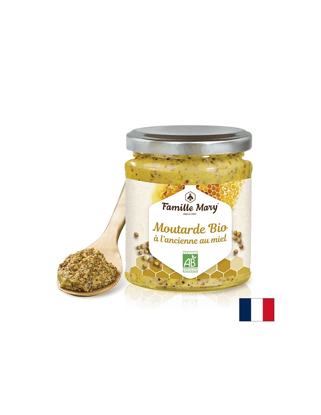 Organska gorčica z medom, 150 g