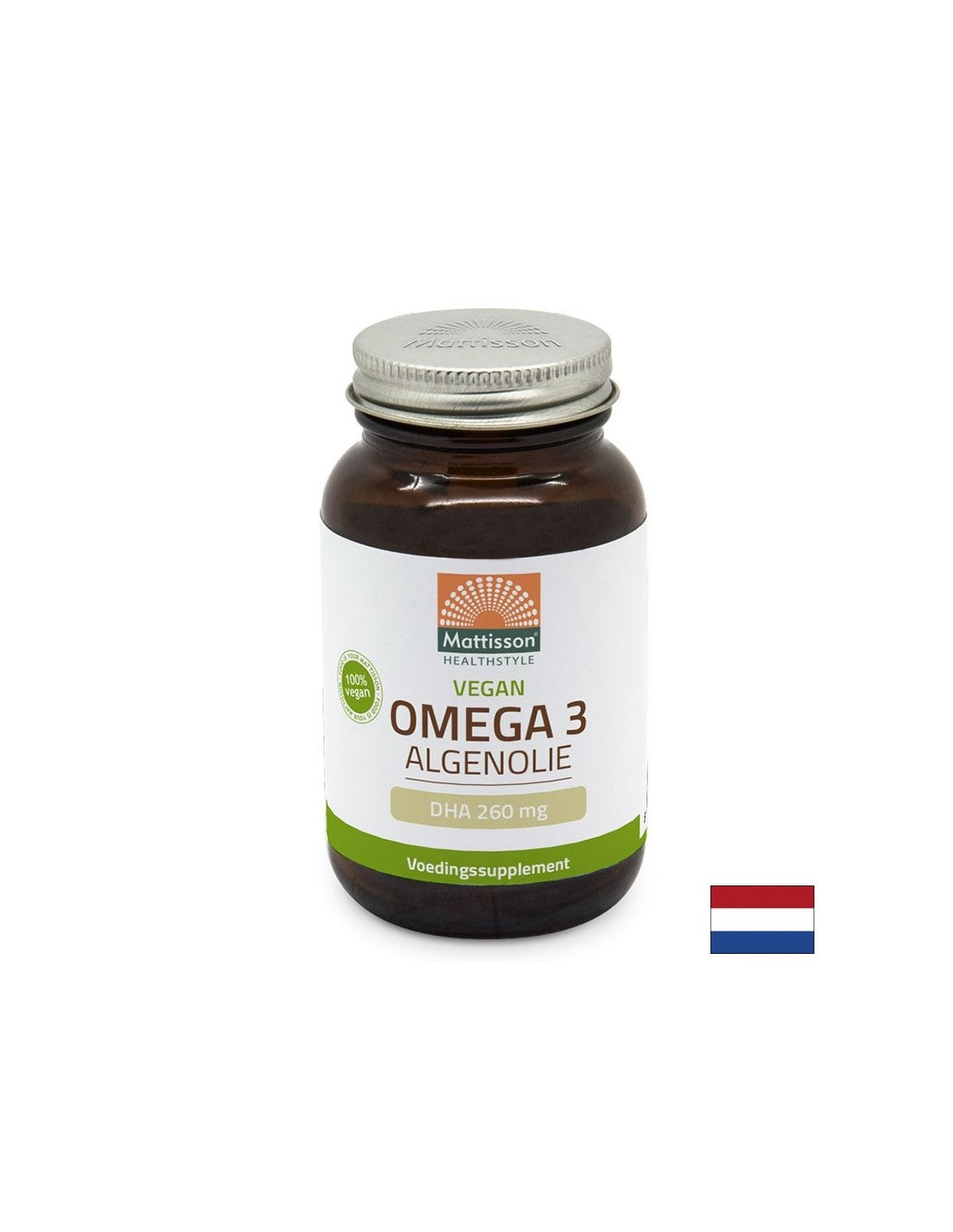 Delovanje možganov in srca - Omega-3 (iz alg), 60 V kapsul <tc>Mattisson Healthstyle</tc>