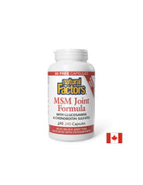MSM formula za sklepe (z glukozaminom in hondroitin sulfatom), 240 kapsul <tc>Natural Factors</tc>