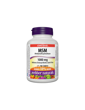 Healthy bones, joints and muscles - MSM, 160 tablets - Nutra Best Europe