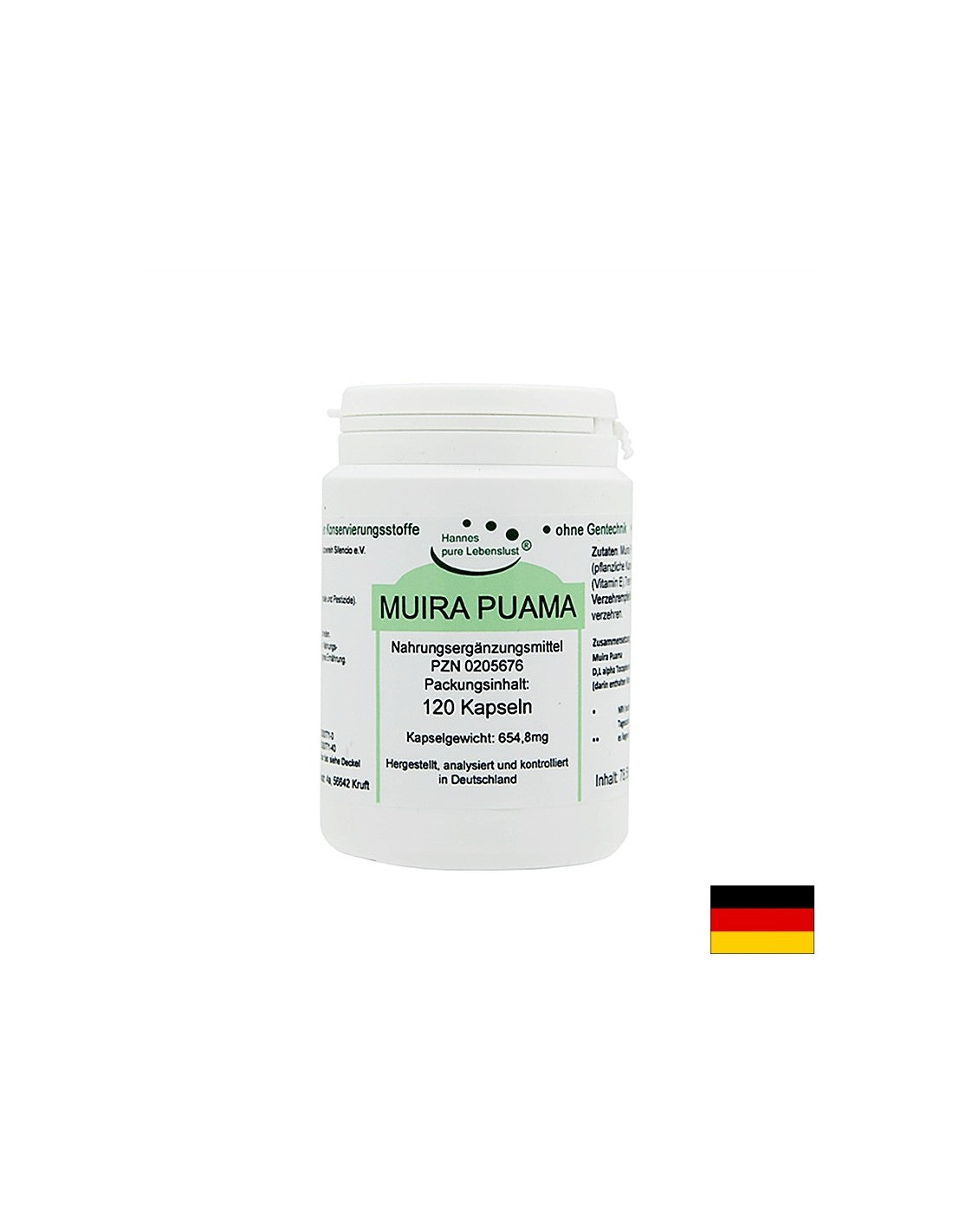Muira Puama - Muira Puama (Natural Aphrodisiac), 120 kapsule El Compres