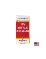 Multivitamini - 100 % dnevne vrednosti multivitaminov, 100 podjezičnih tablet <tc>Superior Source</tc>