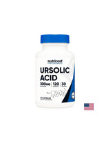 Delovanje mišic - ursolna kislina (Ursolic Acid), 120 kapsul <tc>Nutricost</tc>
