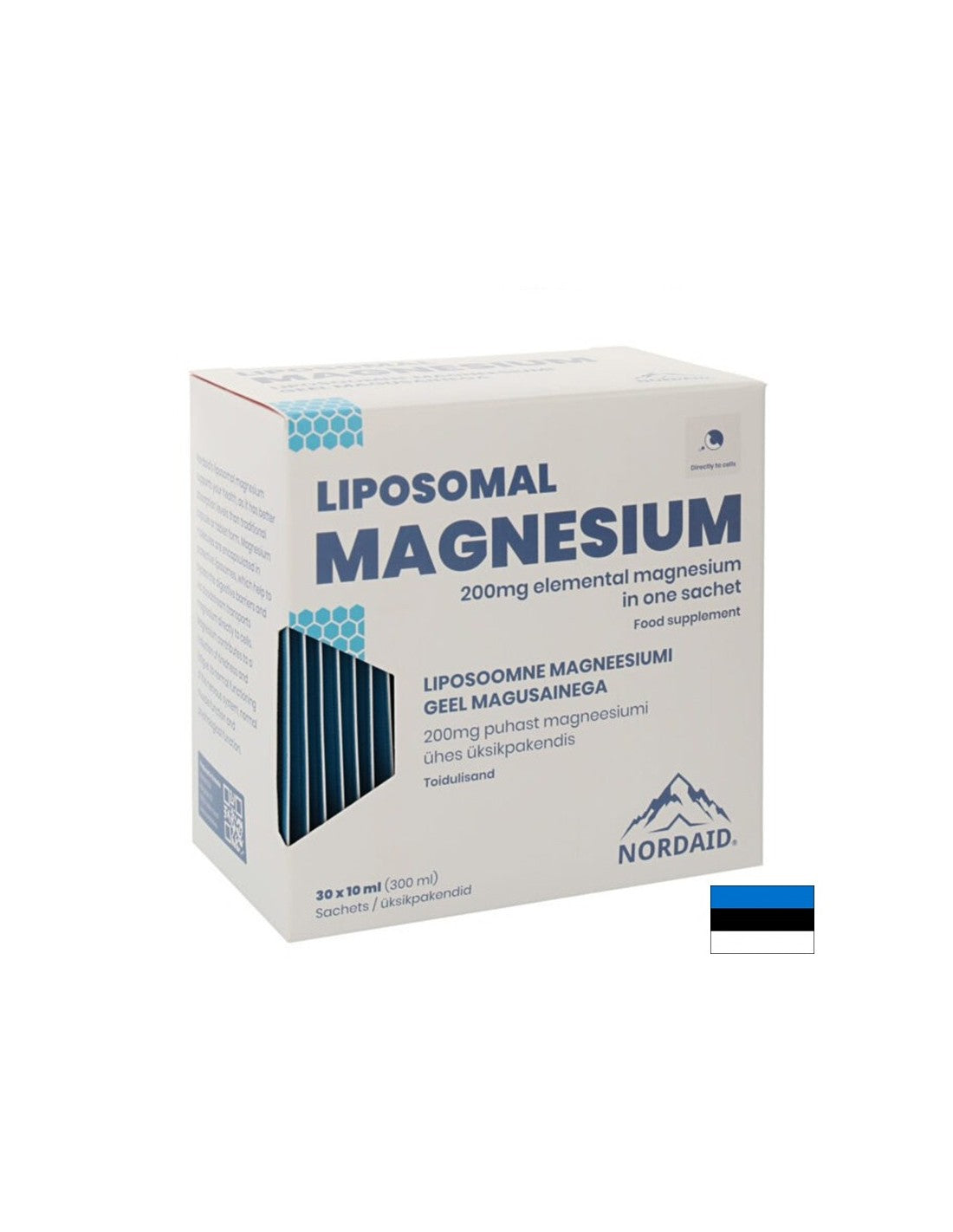 Mišični in živčni sistem - Liposomski magnezij (citrat, malat), 200 mg peroralna raztopina z okusom manga / 30 vrečk x 10 ml <tc>Nordaid</tc>