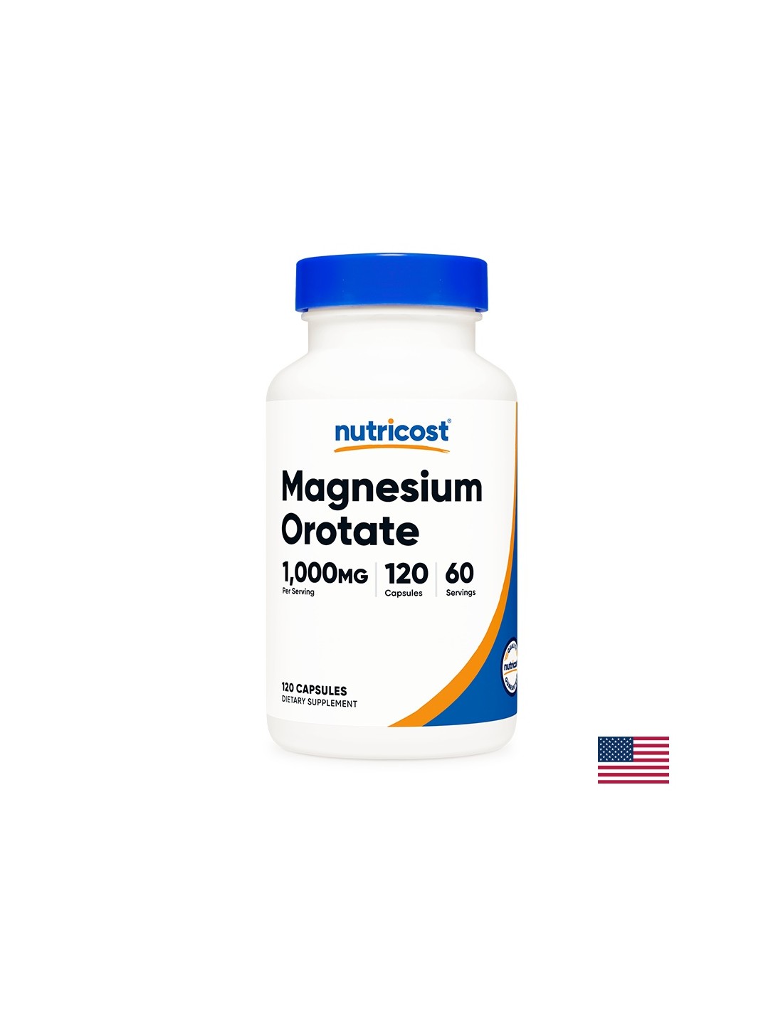 Mišični in kardiovaskularni sistem - Magnezijev orotat, 120 kapsul <tc>Nutricost</tc>