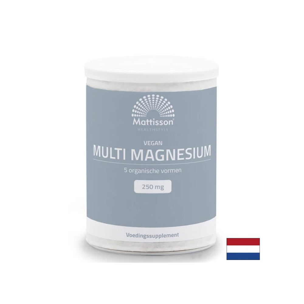 Mišični, srčni in živčni sistem - multi magnezij (veganska formula), 200 g prahu, 100 odmerkov