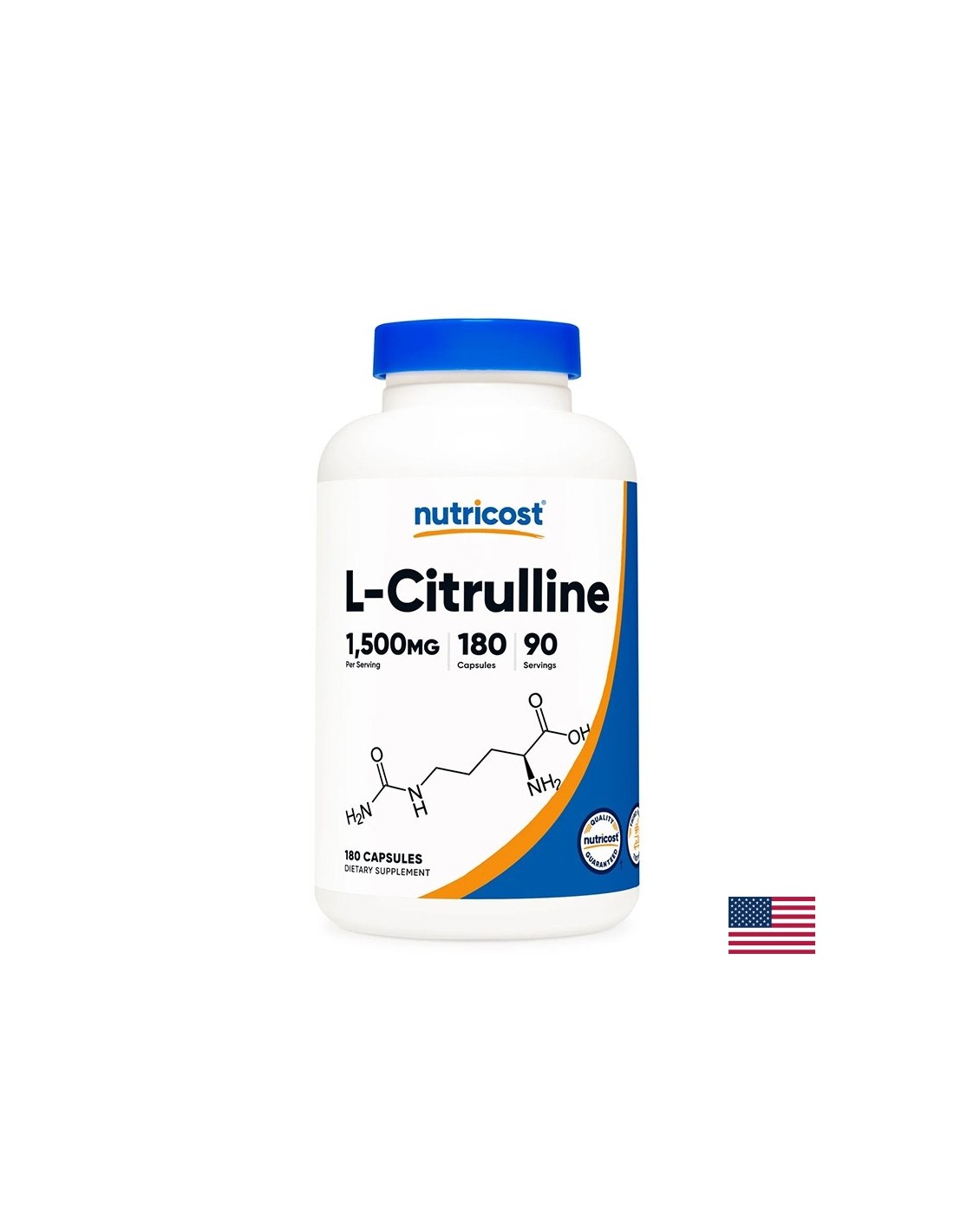 Mišična moč in zdravje srca - L -citrulin, 750 mg x 180 kapsul