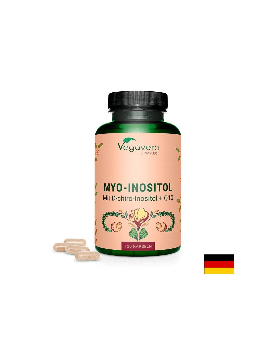 Myo-Inositol Complex, 120 kapsul, 100% vegansko <tc>Vegavero</tc>