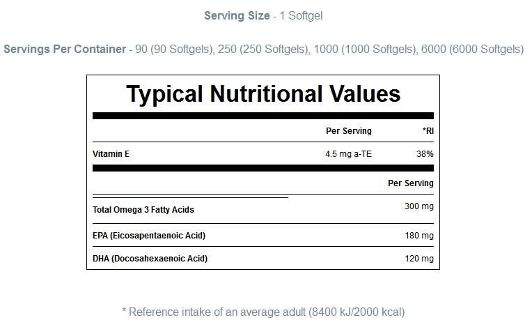Bistvene omega 3 - 90 gel kapsul