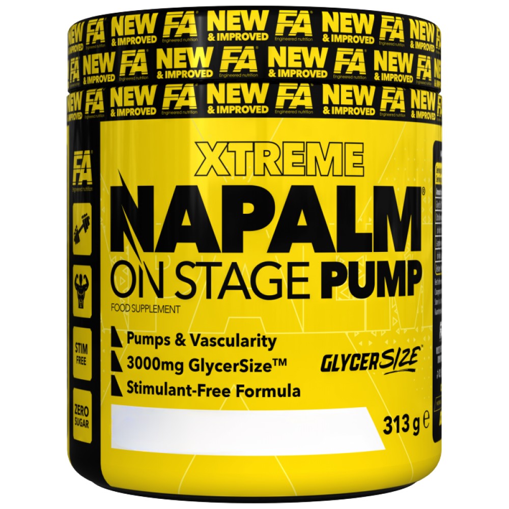 Napalm na odrski črpalki | Formula brez vadbe-313 gramov