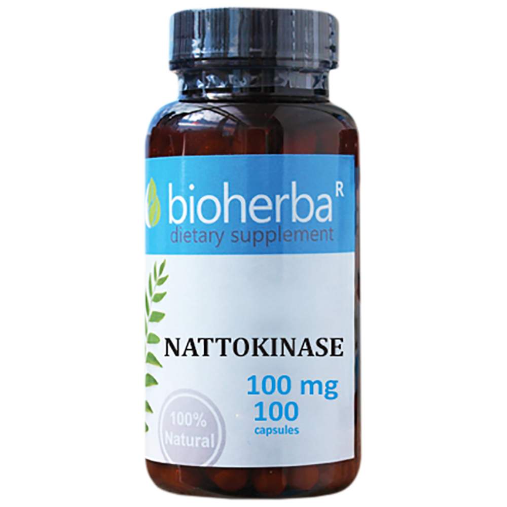 Nattokinaza 100 mg - 100 kapsul