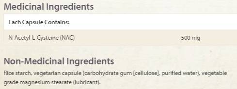 N-acetil l-cistein 500 mg 90 kapsul