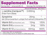 L -karnitin plus posnetek - 20 x 60 ml