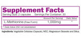 L-metionin 1000 mg 60 kapsul