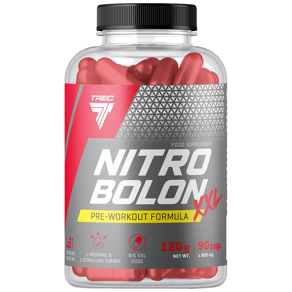Nitrobolon xxl | Formula pred vadbo brez stimulacij v pokrovčkih-90 kapsul
