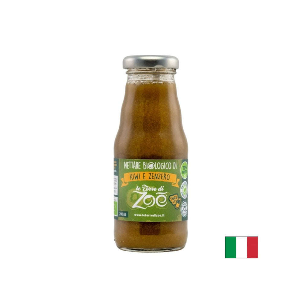 Kivi in ​​ingverjev nektar, organski, 200 ml