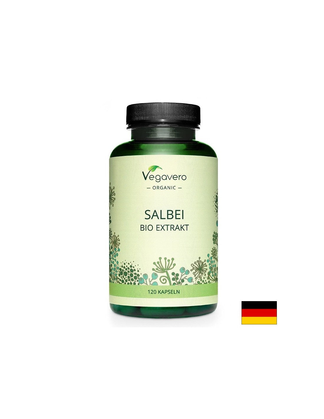 Živčni in kognitivni sistem - Žajbelj (Salvia), 120 kapsul <tc>Vegavero</tc>
