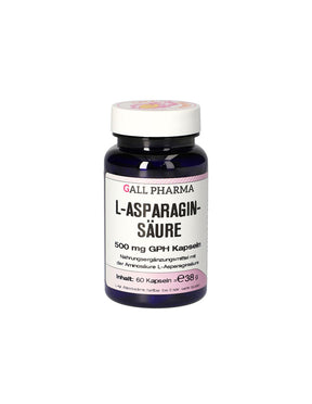 Nerve and brain function - L-Aspartic acid, 500 mg x 60 capsules - Nutra Best Europe