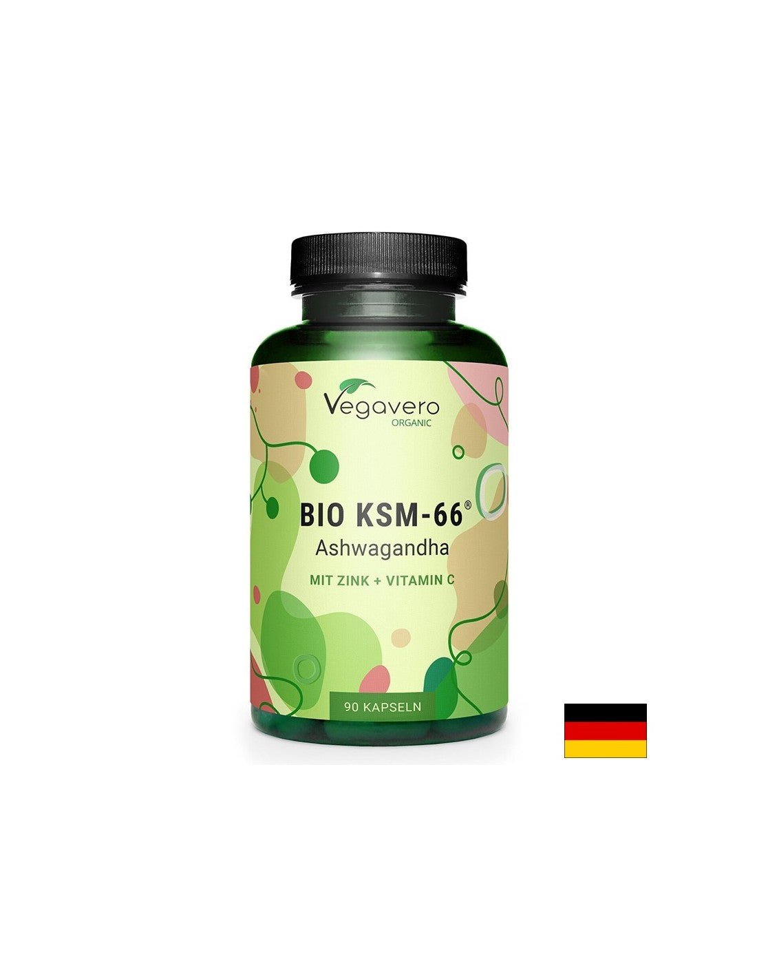 Živčni sistem - Bio KSM -66 Ashwagandha + cink in vitamin C, 90 kapsul