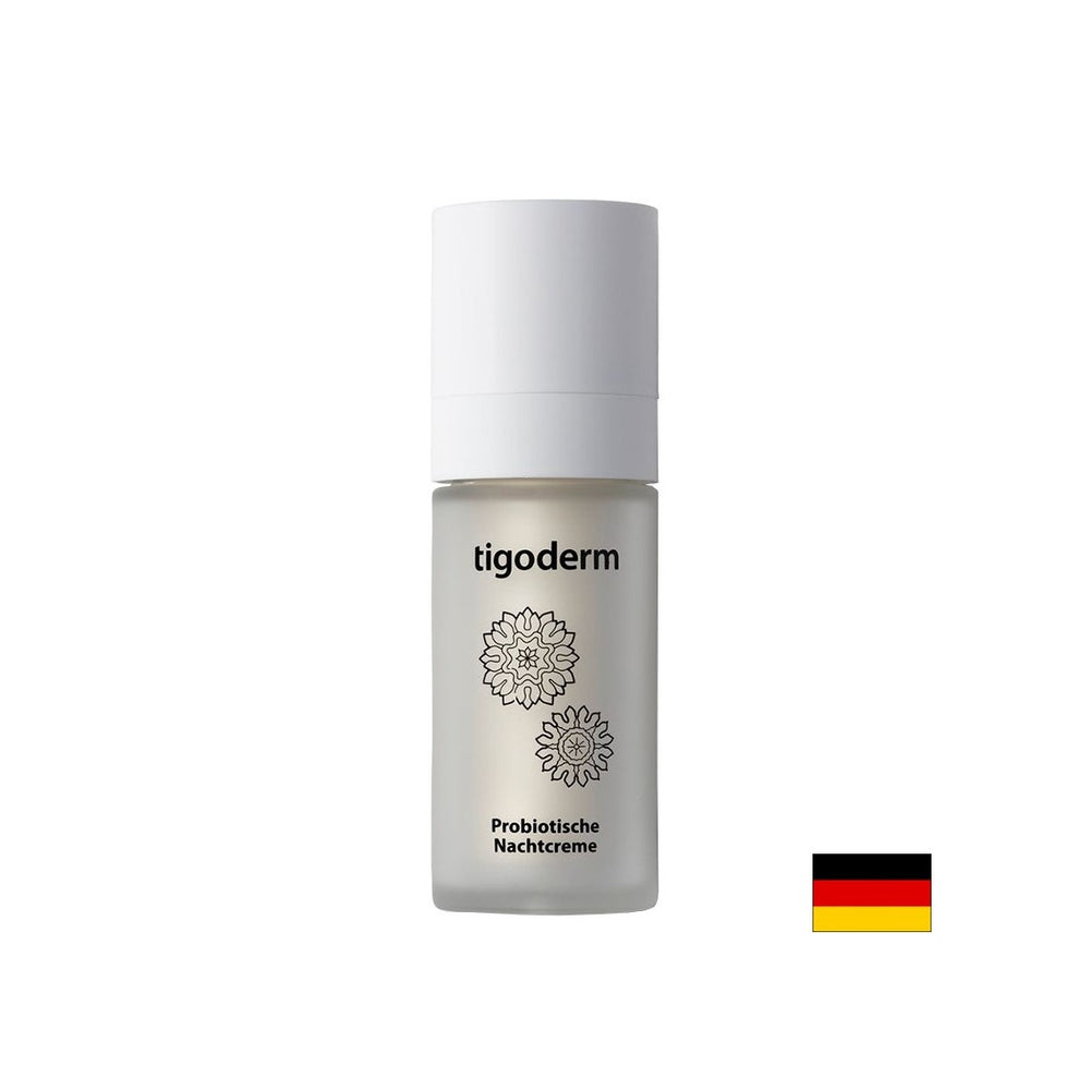 Nočna krema s probiotičnim fermentacijo iz Bacillus subtilis tigoderm - obnova in ravnovesje kože ponoči, 30 ml