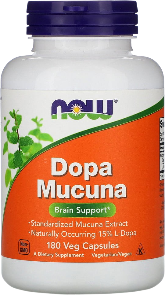 Dopa mucuna [180 kapsul, 90 obrokov]