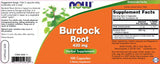 Burdock korenina 430 mg - 100 kapsul