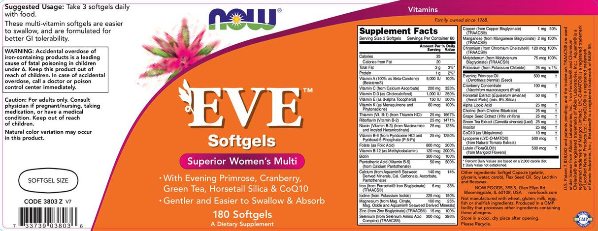 Eve Woman's Multi -180 gel kapsule