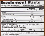 Večerno olje Primrose 500 mg - 100 gel kapsul