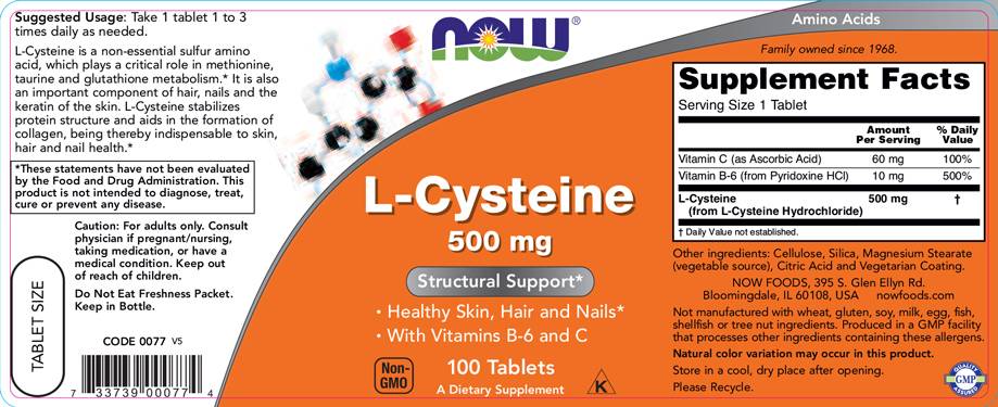 L -cistein 500 mg - 100 tablet