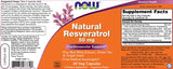 Naravni resveratrol 50 mg - 60 kapsul