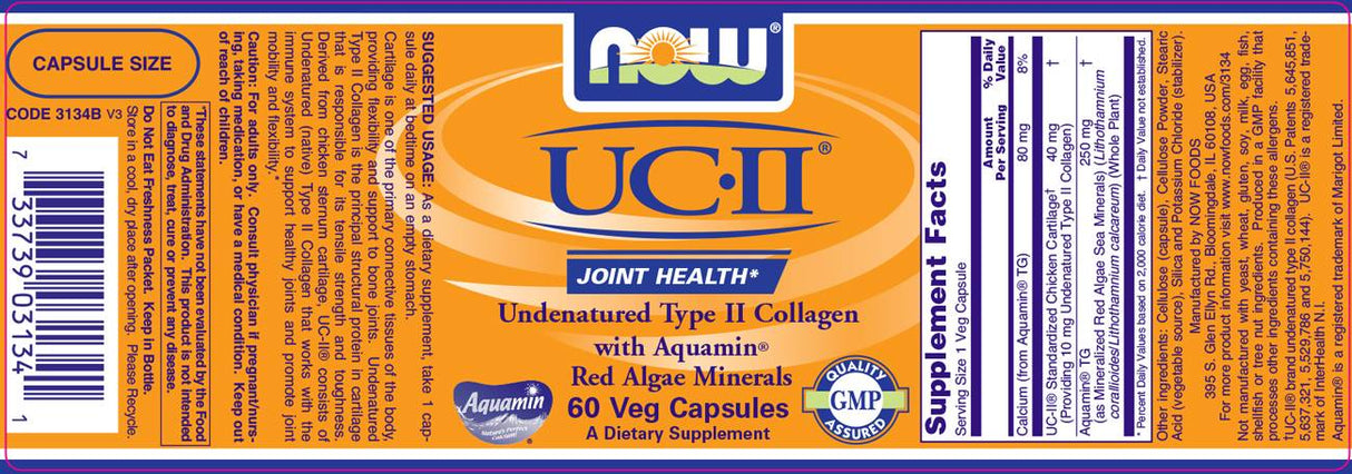 UC II / Type 2 kolagen 40 mg - 120 kapsul