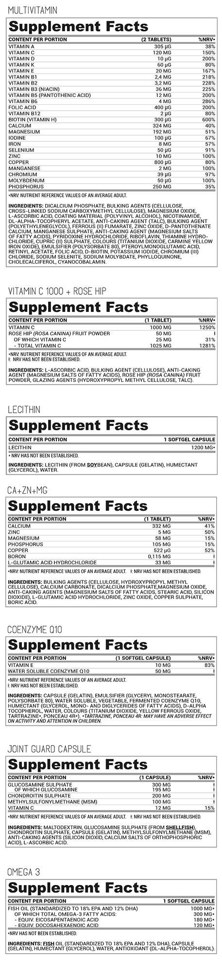 Multi Pack 8 | Zdravstvena formula vse v enem-30 paketov