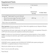 Curcubrain ™ 400 mg | Longvida® Optimizirani kurkumin - 50 kapsul
