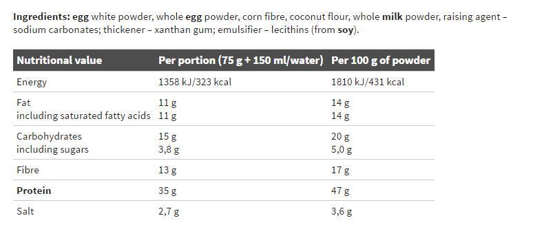 Živjo pro omlette zlato 825 gramov