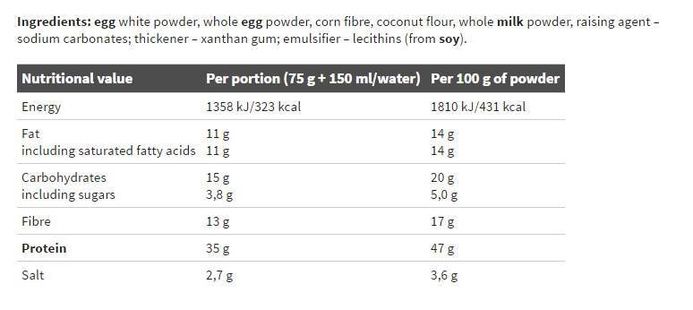 Živjo pro omlette zlato - 825 gramov