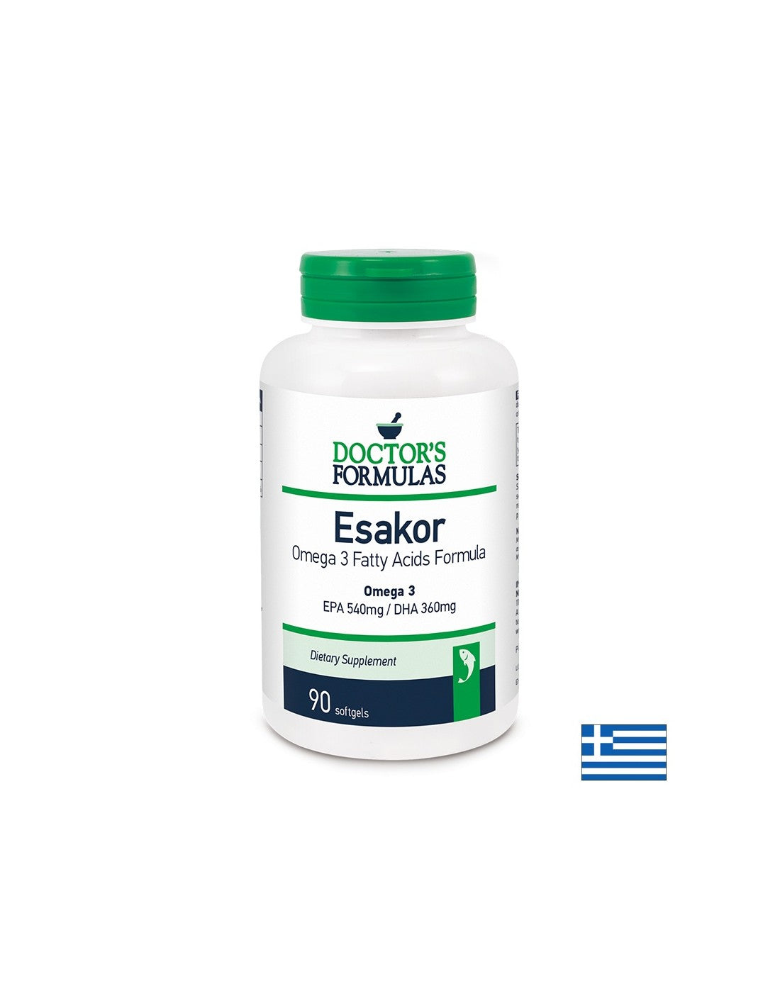 Omega -3 Formula - Esakor, 90 kapsul softgela zdravnikov Formule