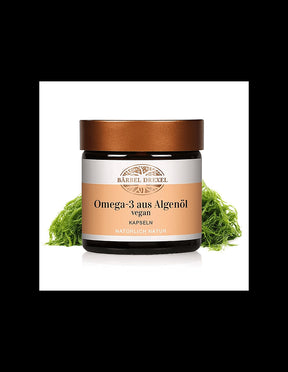 Omega-3 from algae - Brain, vision and heart function, EPA - 25 mg, DHA - 250 mg, 30 capsules - Nutra Best Europe